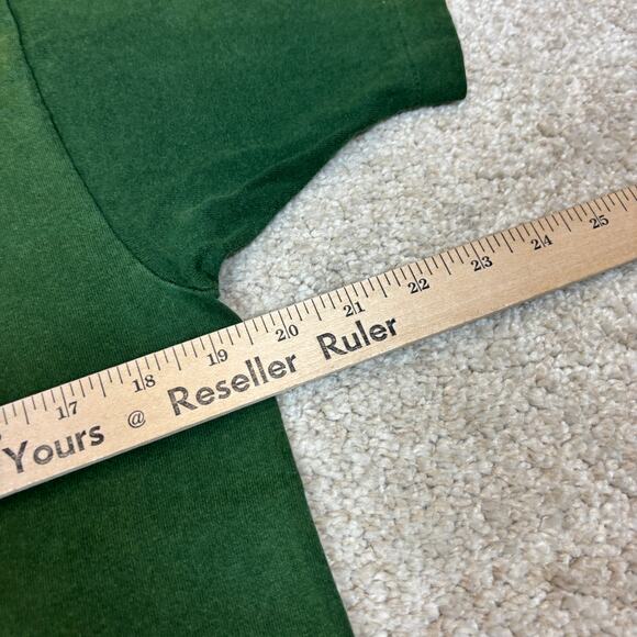 Vintage 90s Salem Sportswear Blank Faded Shirt Single Stitch Men's Medium - Picture 4 of 12